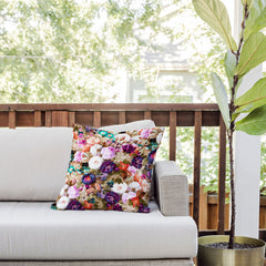83 Oranges Eves Garden Outdoor Throw Pillow