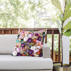 83 Oranges Eves Garden Outdoor Throw Pillow