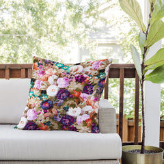 83 Oranges Eves Garden Outdoor Throw Pillow