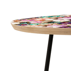 83 Oranges Eves Garden Round Side Table