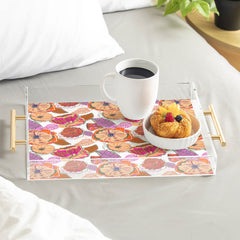83 Oranges Fall Flora Acrylic Tray