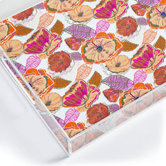 83 Oranges Fall Flora Acrylic Tray