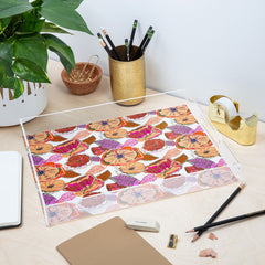 83 Oranges Fall Flora Acrylic Tray