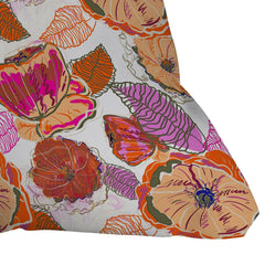 83 Oranges Fall Flora Outdoor Throw Pillow