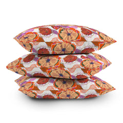 83 Oranges Fall Flora Outdoor Throw Pillow