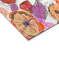 83 Oranges Fall Flora Welcome Mat