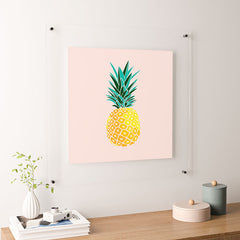 83 Oranges Finapple Floating Acrylic Print