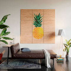 83 Oranges Finapple Wood Wall Mural