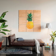 83 Oranges Finapple Wood Wall Mural
