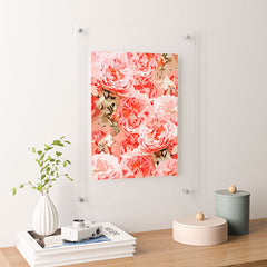 83 Oranges Fiona Floral Floating Acrylic Print