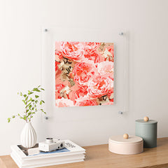 83 Oranges Fiona Floral Floating Acrylic Print