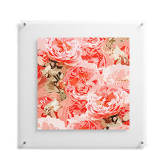 83 Oranges Fiona Floral Floating Acrylic Print