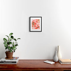 83 Oranges Fiona Floral Framed Art Print
