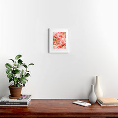 83 Oranges Fiona Floral Framed Art Print