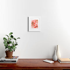 83 Oranges Fiona Floral Framed Art Print