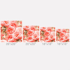 83 Oranges Fiona Floral Throw Pillow
