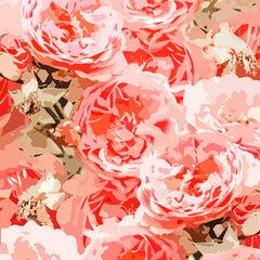 83 Oranges Fiona Floral Wall Mural