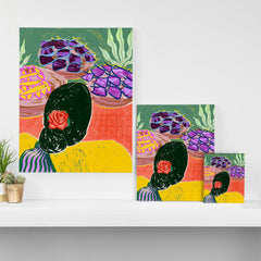 83 Oranges Fish Market Art Canvas