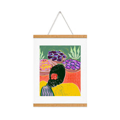83 Oranges Fish Market Art Print