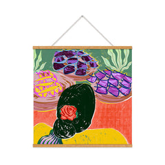 83 Oranges Fish Market Art Print