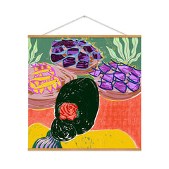 83 Oranges Fish Market Art Print