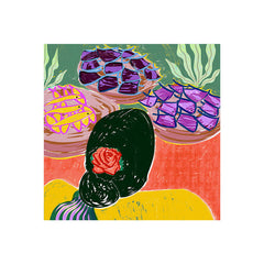 83 Oranges Fish Market Art Print