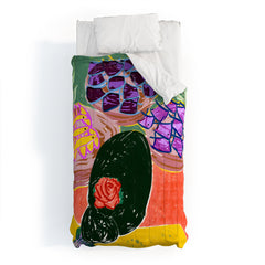 83 Oranges Fish Market Comforter