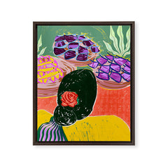 83 Oranges Fish Market Art Canvas