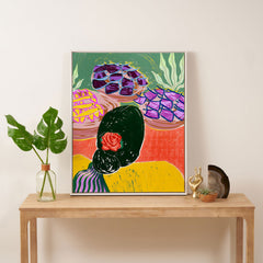 83 Oranges Fish Market Art Canvas