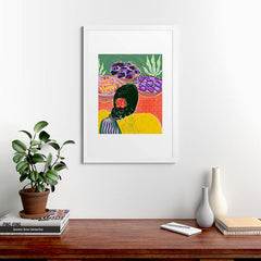 83 Oranges Fish Market Framed Art Print
