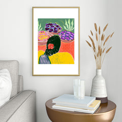 83 Oranges Fish Market Metal Framed Art Print