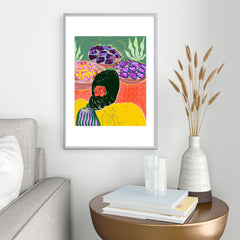83 Oranges Fish Market Metal Framed Art Print