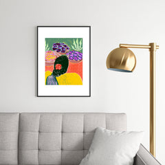 83 Oranges Fish Market Metal Framed Art Print