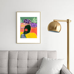 83 Oranges Fish Market Metal Framed Art Print