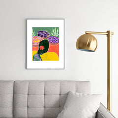 83 Oranges Fish Market Metal Framed Art Print