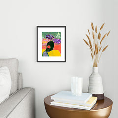 83 Oranges Fish Market Metal Framed Art Print