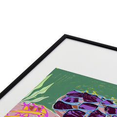 83 Oranges Fish Market Metal Framed Art Print