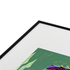 83 Oranges Fish Market Metal Framed Art Print