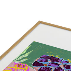 83 Oranges Fish Market Metal Framed Art Print