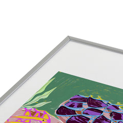 83 Oranges Fish Market Metal Framed Art Print