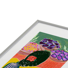 83 Oranges Fish Market Metal Framed Art Print