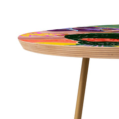 83 Oranges Fish Market Round Side Table