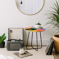83 Oranges Fish Market Round Side Table