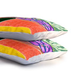 83 Oranges Fish Market Pillow Shams