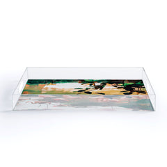 83 Oranges Flamingo Sighting Jungle Nature Acrylic Tray