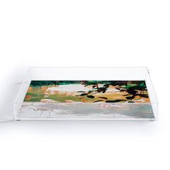 83 Oranges Flamingo Sighting Jungle Nature Acrylic Tray