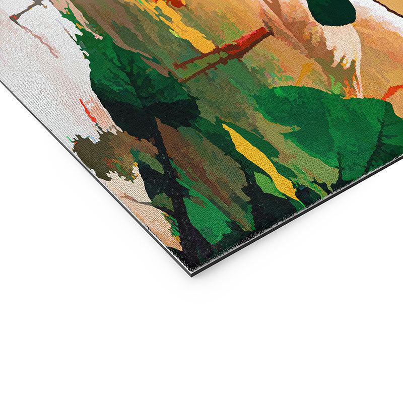 83 Oranges Flamingo Sighting Jungle Nature Welcome Mat