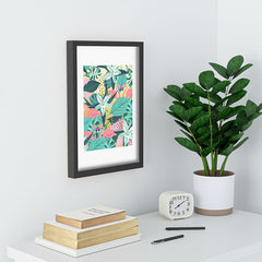 83 Oranges Flamingo Tropical Recessed Framing Rectangle