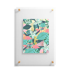 83 Oranges Flamingo Tropical Floating Acrylic Print