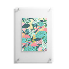 83 Oranges Flamingo Tropical Floating Acrylic Print